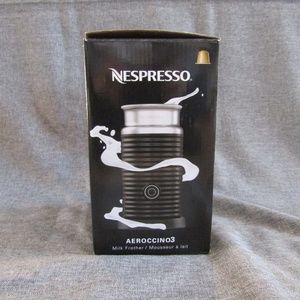 Nespresso Aeroccino3 Milk Frother 3694 BLACK NEW